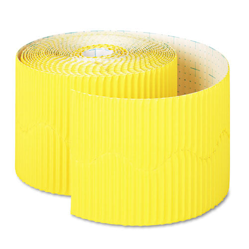 Bordette Decorative Border, 2.25" x 50 ft Roll, Canary-(PAC37086)