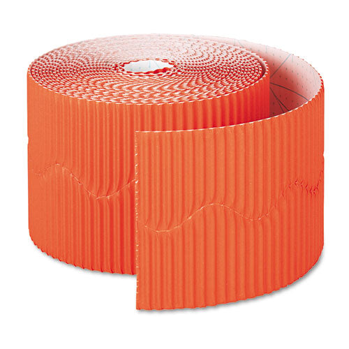 Bordette Decorative Border, 2.25" x 50 ft Roll, Orange-(PAC37106)