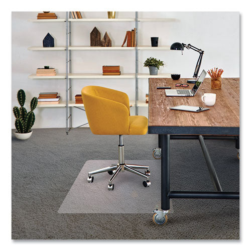 Cleartex Advantagemat Phthalate Free PVC Chair Mat for Low Pile Carpet, 48 x 36, Clear-(FLRPF119225EV)