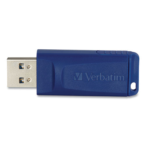 Classic USB 2.0 Flash Drive, 64 GB, Blue-(VER98658)