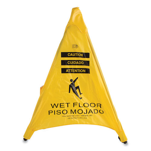 Pop Up Safety Cone, 3 x 2.5 x 30, Yellow-(FAO230SC)