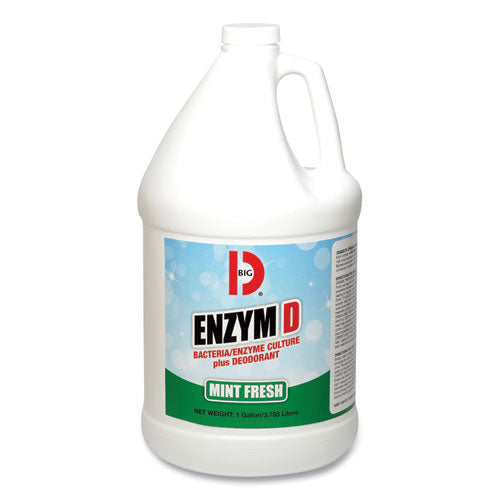 Enzym D Digester Deodorant, Mint, 1 gal, Bottle, 4/Carton-(BGD1504)