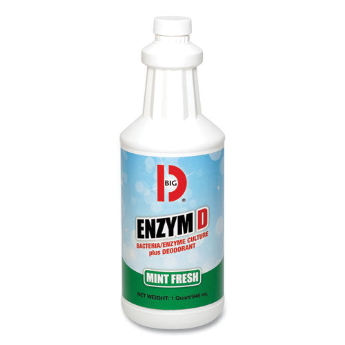 Enzym D Digester Deodorant, Mint, 32 oz Bottle, 12/Carton-(BGD504)