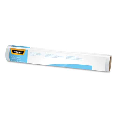 Self-Adhesive Laminating Roll, 3 mil, 16" x 10 ft, Gloss Clear-(FEL5221601)