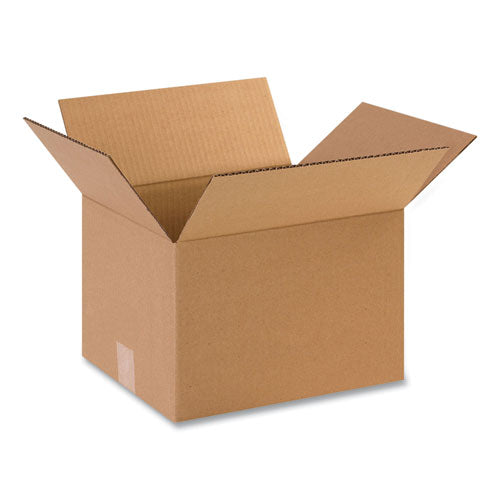 Fixed-Depth Shipping Boxes, Regular Slotted Container (RSC), 10" x 12" x 8", Brown Kraft, 25/Bundle-(CWZ121008)