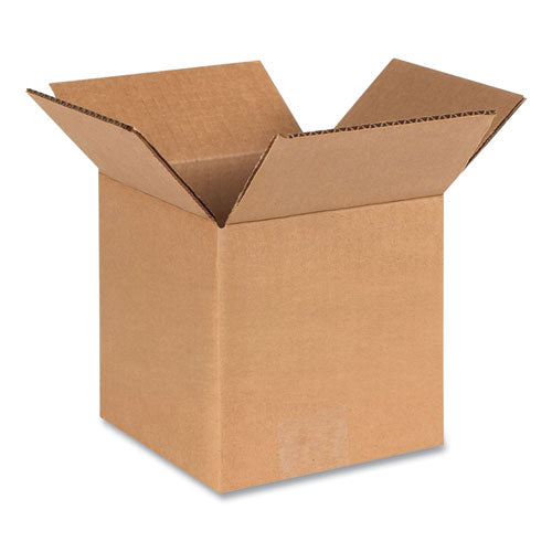 Fixed-Depth Shipping Boxes, Regular Slotted Container (RSC), 6" x 6" x 6", Brown Kraft, 25/Bundle-(CWZBS060606)