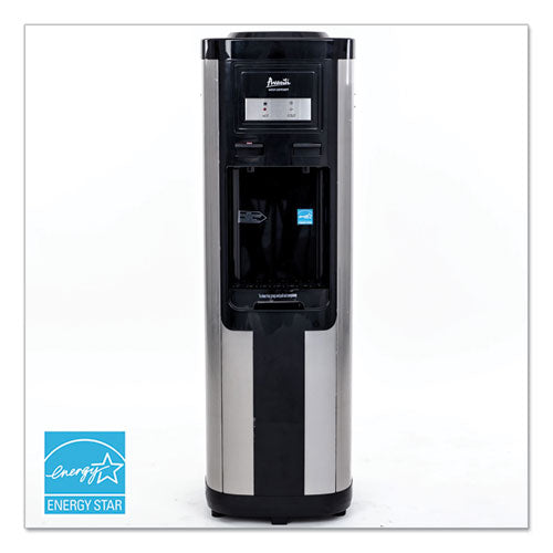 Hot and Cold Water Dispenser, 3-5 gal, 13 dia  x 38.75 h, Stainless Steel-(AVAWDC760I3S)