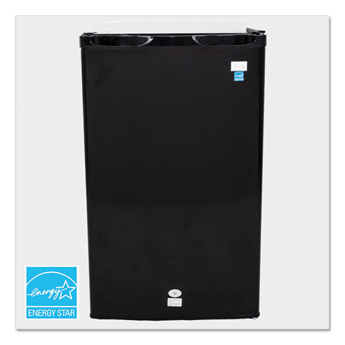 4.4 Cu.Ft. Auto-Defrost Refrigerator, 19.25 x 22 x 33, Black-(AVAAR4446B)