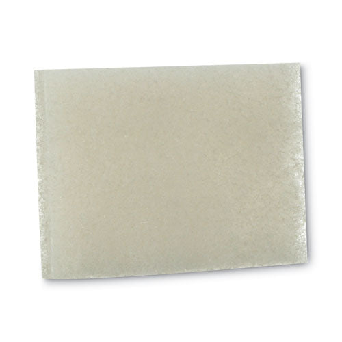 Light Duty Scrubbing Pad 9030, 3.5 x 5, White, 40/Carton-(MMM05683)