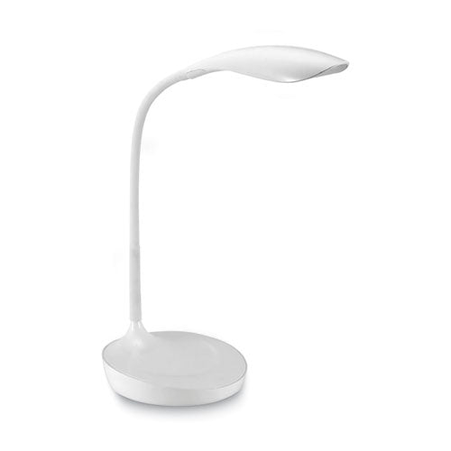 Konnect Gooseneck Desk Lamp, White-(BOSKTVLED1502WH)