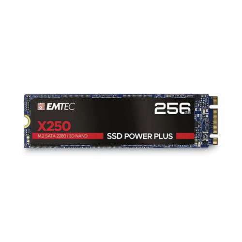 X250 Power Plus Internal Solid State Drive, 256 GB, SATA III-(EMCSSD256GX250)