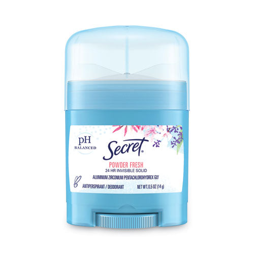 Invisible Solid Anti-Perspirant and Deodorant, Powder Fresh, 0.5 oz Stick, 24/Carton-(PGC31384)