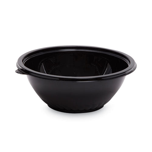 Caterline Pack n Serve Plastic Bowl, 80 oz, 10" Diameter x 4"h, Black, 25/Carton-(WNAAPB80BL)