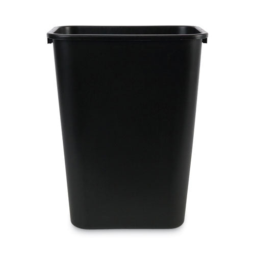 Soft-Sided Wastebasket, 41 qt, Plastic, Black-(BWK41QTWBBLA)