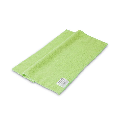 Microfiber Cleaning Cloths, 16 x 16, Green, 24/Pack-(BWK16GRECLOTHV2)