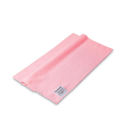 Microfiber Cleaning Cloths, 16 x 16, Pink, 24/Pack-(BWK16PINCLOTHV2)