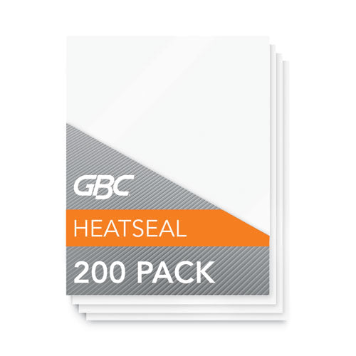 Economy Thermal Laminating Pouches, 3 mil, 9" x 11.5", Gloss Clear, 200/Box-(GBC3747143)
