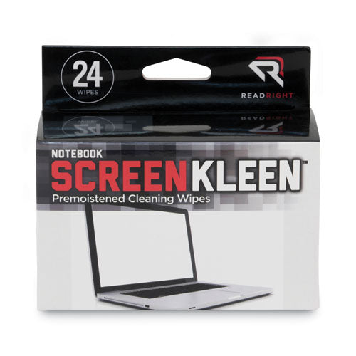 Notebook ScreenKleen Pads, Cloth, 7 x 5, White, 24/Box-(REARR1217)