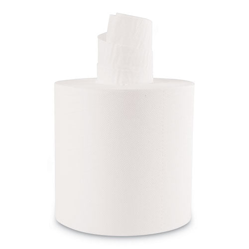 Center-Pull Roll Towels, 2-Ply, 7.6 x 8.9, White, 600/Roll, 6/Carton-(BWK410321)