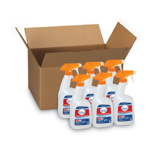 Professional Sanitizing Fabric Refresher, Light Scent, 32 oz Spray Bottle, 6/Carton-(PGC07309)
