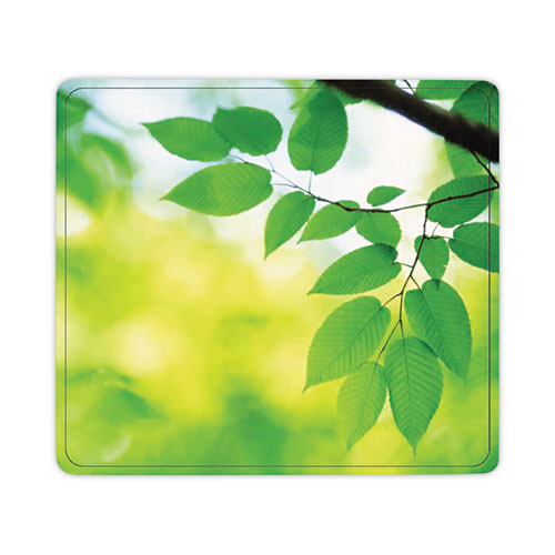 Recycled Mouse Pad, 9 x 8, Leaves Design-(FEL5903801)