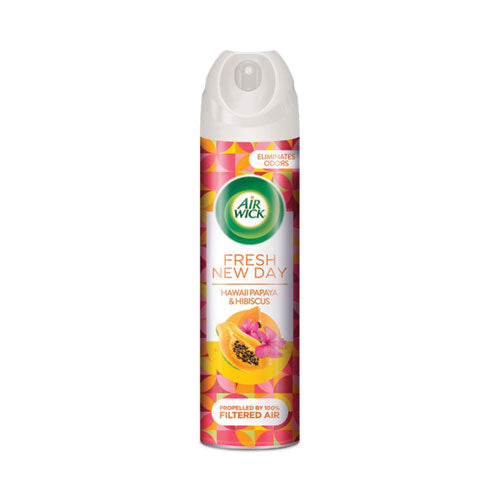 Aerosol Air Freshener, Hawaii Exotic Papaya/Hibiscus Flower, 8 oz Aerosol Spray, 12/Carton-(RAC85257)