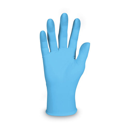 G10 Comfort Plus Blue Nitrile Gloves, Light Blue, Large, 100/Box-(KCC54188)