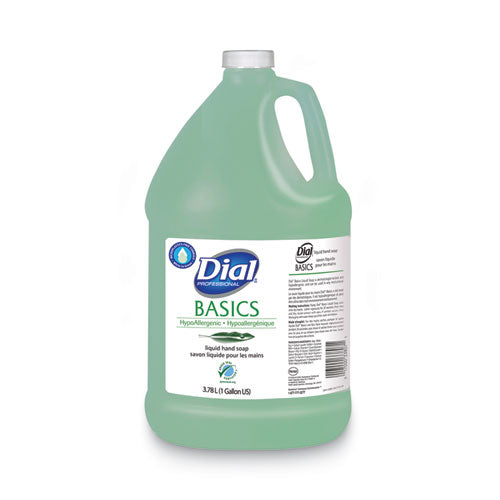 Basics MP Free Liquid Hand Soap, Honeysuckle, 3.78 L Refill Bottle, 4/Carton-(DIA33809)