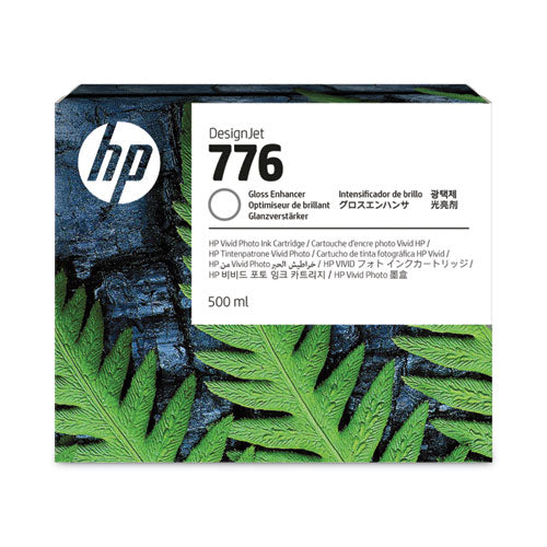 HP 776 (1XB06A) Gloss Enhancer Original DesignJet Ink Cartridge-(HEW1XB06A)