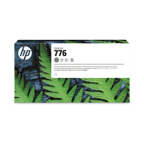 HP 776 (1XB05A) Gray Original DesignJet Ink Cartridge-(HEW1XB05A)