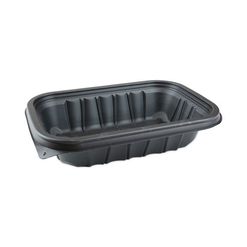 EarthChoice Entree2Go Takeout Container, 24 oz, 8.66 x 5.75 x 1.97, Black, Plastic, 300/Carton-(PCTYCNB9X624000)