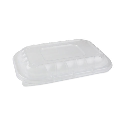 EarthChoice Entree2Go Takeout Container Vented Lid, 8.67 x 5.75 x 0.98, Clear, Plastic, 300/Carton-(PCTYCNV9X6PPDL)