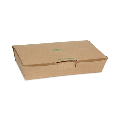 EarthChoice Tamper Evident OneBox Paper Box, 9 x 4.85 x 2, Kraft, 100/Carton-(PCTNOB02KECTE)