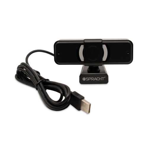 Aura 1080P HD Web Cam, 1920 x 1080 pixels, 2.1 Mpixels, Black-(SPTCCUSB1080P)