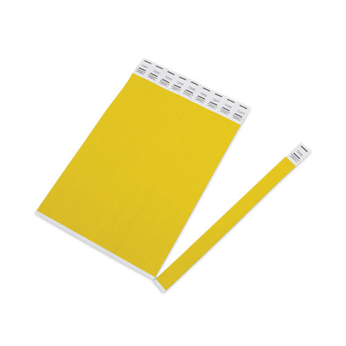 Crowd Management Wristbands, Sequentially Numbered, 9.75" x 0.75", Neon Yellow,500/Pack-(AVT91123)