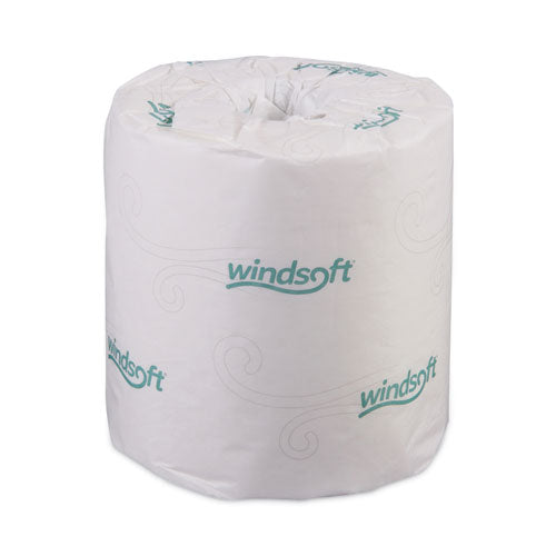 Bath Tissue, Septic Safe, Individually Wrapped Rolls, 2-Ply, White, 500 Sheets/Roll, 96 Rolls/Carton-(WIN2240B)