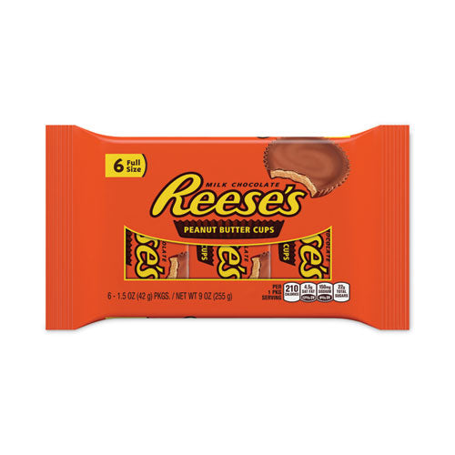 Peanut Butter Cups, 1.5 oz Bar, 6 Bars/Pack, 2 Packs/Box, Ships in 1-3 Business Days-(GRR24601011)