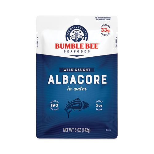 Premium Albacore Tuna Pouches, 5 oz Pouch, 4/Pack, Ships in 1-3 Business Days-(GRR22000688)