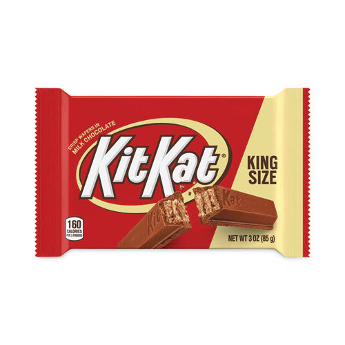 King Size Wafer Bar, 3 oz Bar, 24 Bars/Box, Ships in 1-3 Business Days-(GRR20901310)