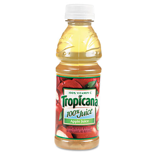 100% Juice, Apple, 10oz Bottle, 24/Carton-(QKR57178)