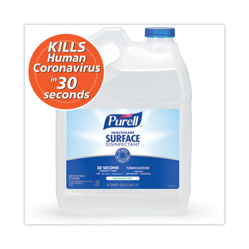 Healthcare Surface Disinfectant, Fragrance Free, 128 oz Bottle-(GOJ434004EA)