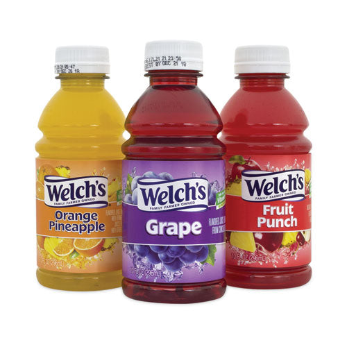 Fruit Juice Variety Pack, Fruit Punch, Grape, and Orange Pineapple, 10 oz Bottles, 24/Carton, Ships in 1-3 Business Days-(GRR90000105)