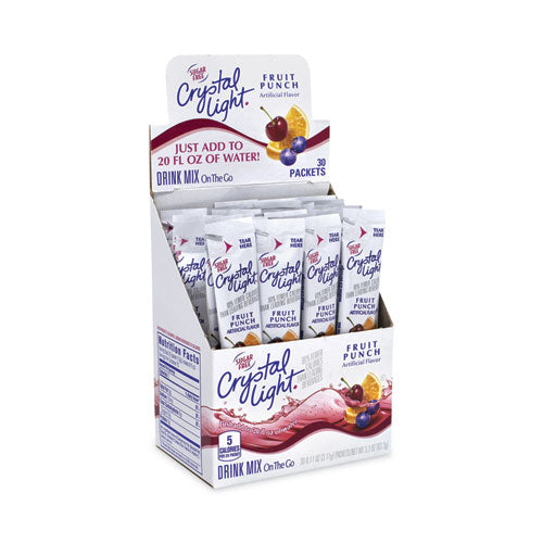 On-The-Go Sugar-Free Drink Mix, Fruit Punch, 0.12 oz Single-Serving Tubes, 30/Pk, 2 Packs/Box, Ships in 1-3 Business Days-(GRR30700156)