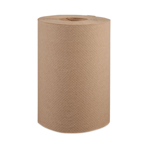 Hardwound Roll Towels, 1-Ply, 8" x 350 ft, Natural, 12 Rolls/Carton-(WIN108)