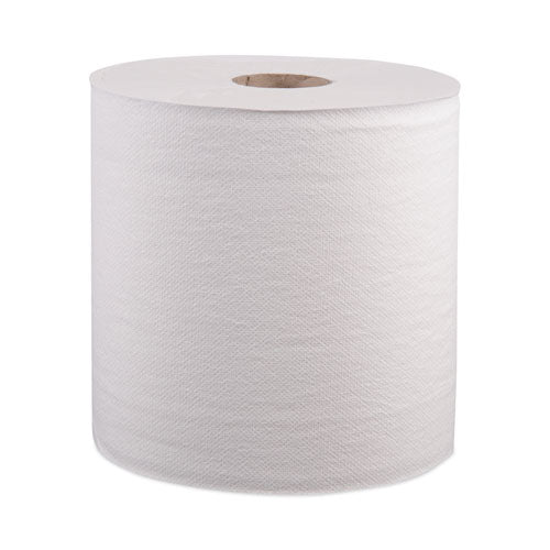 Hardwound Roll Towels, 1-Ply, 8" x 800 ft, White, 12 Rolls/Carton-(WIN1290B)