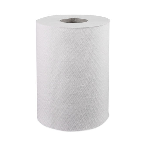 Hardwound Roll Towels, 1-Ply, 8" x 350 ft, White, 12 Rolls/Carton-(WIN109B)