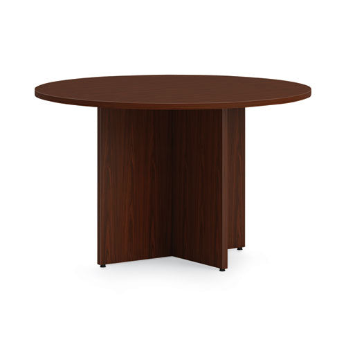 Mod Round Conference Table Top, 48" Diameter, Traditional Mahogany-(HONTBL48RNDLT1)