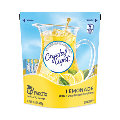 Flavored Drink Mix Pitcher Packs, Lemonade, 0.14 oz Packets, 16 Packets/Pouch, Ships in 1-3 Business Days-(GRR22000552)