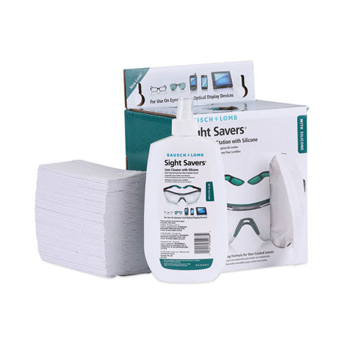 Sight Savers Lens Cleaning Station, 16 oz Plastic Bottle, 6.5 x 4.75, 1,520 Tissues/Box-(BAL8565)