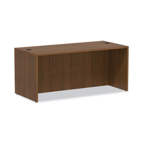 Alera Valencia Series Straight Front Desk Shell, 65" x 29.5" x 29.63", Modern Walnut-(ALEVA216630WA)